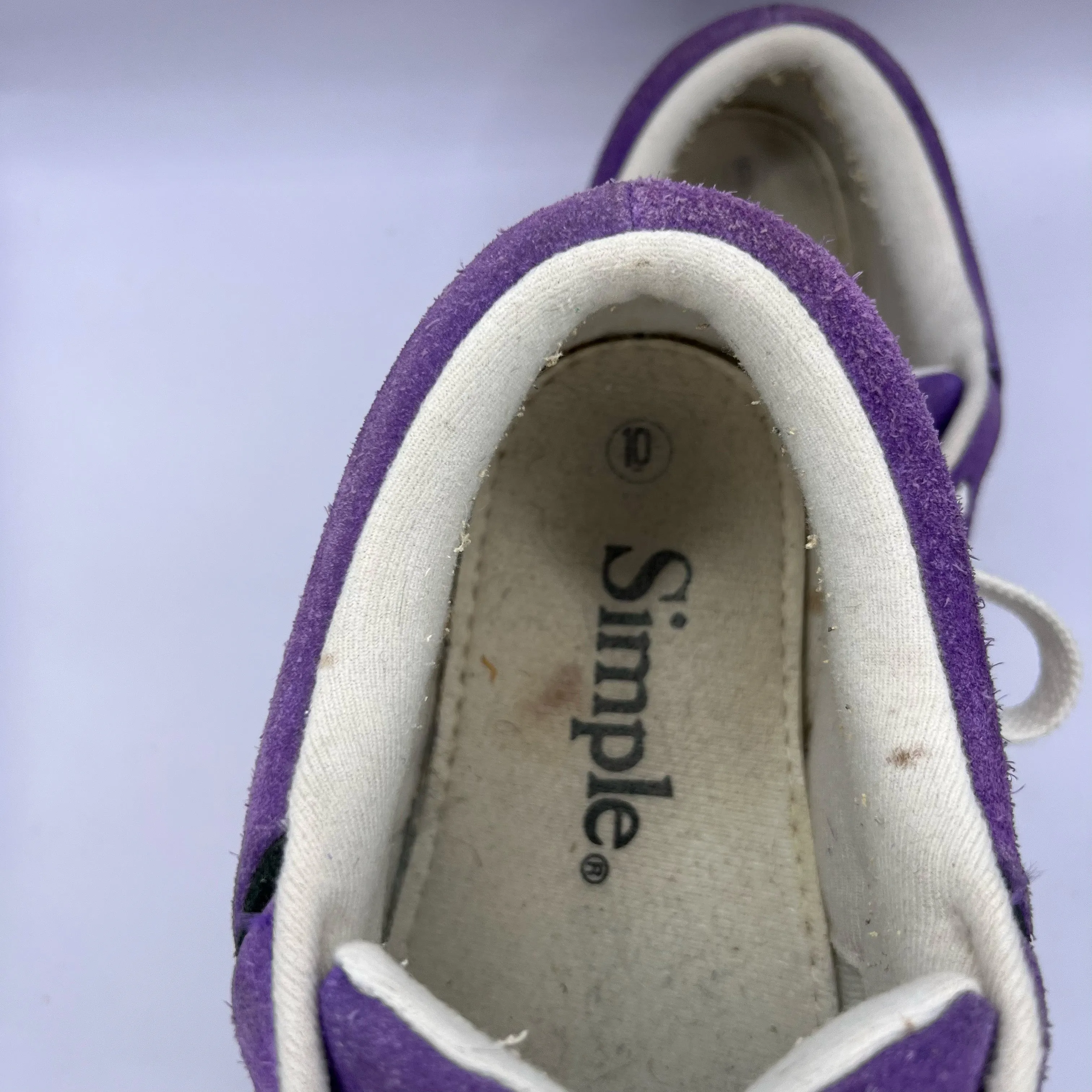 00s Simple Purple Skate Shoes- 10 M's, 11.5 W's