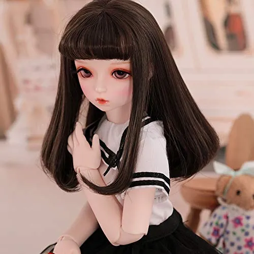 1/4 BJD Doll 42CM /16.5Inch Height Ball Jointed SD Dolls Wig Shoes Clothes Hair Hat Eyes Makeup with Gift Box