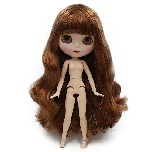 1/6 BJD Doll, 4-Color Changing Eyes Matte Face and Ball Jointed Body Dolls, 12 Inch Customized Dolls Can Changed Makeup and Dress DIY. Nude Doll Sold Exclude Clothes (S.2)