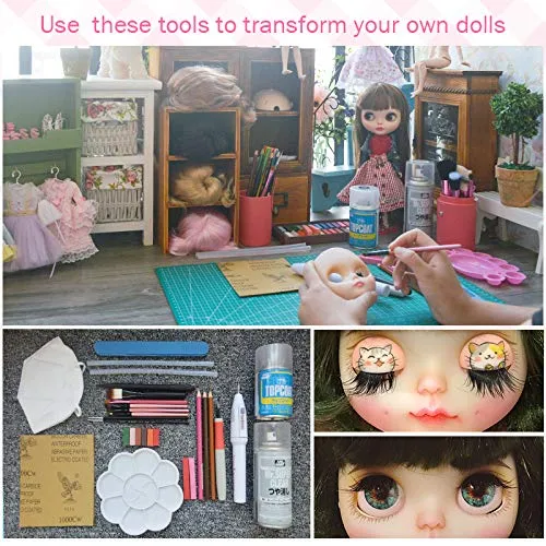 1/6 BJD Doll, 4-Color Changing Eyes Matte Face and Ball Jointed Body Dolls, 12 Inch Customized Dolls Can Changed Makeup and Dress DIY. Nude Doll Sold Exclude Clothes (S.2)