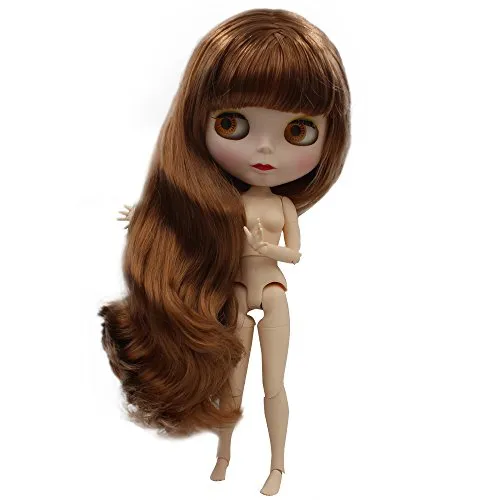 1/6 BJD Doll, 4-Color Changing Eyes Matte Face and Ball Jointed Body Dolls, 12 Inch Customized Dolls Can Changed Makeup and Dress DIY. Nude Doll Sold Exclude Clothes (S.2)