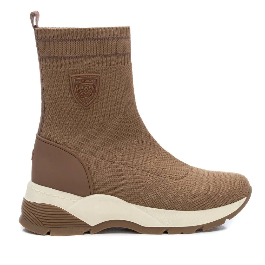 160337 Spanish Collecton Leather sneakers boots in Taupe and Black