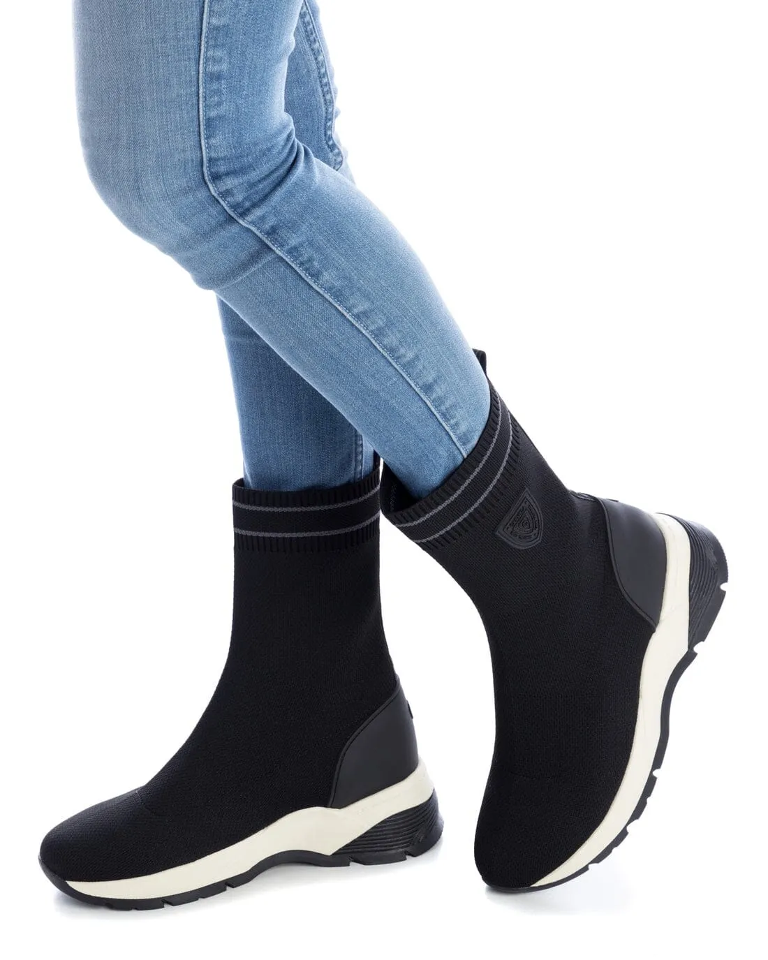 160337 Spanish Collecton Leather sneakers boots in Taupe and Black