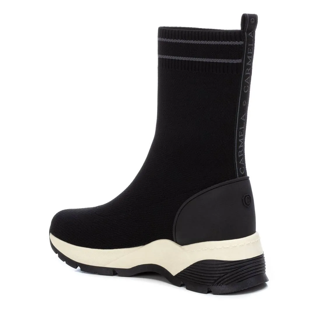 160337 Spanish Collecton Leather sneakers boots in Taupe and Black