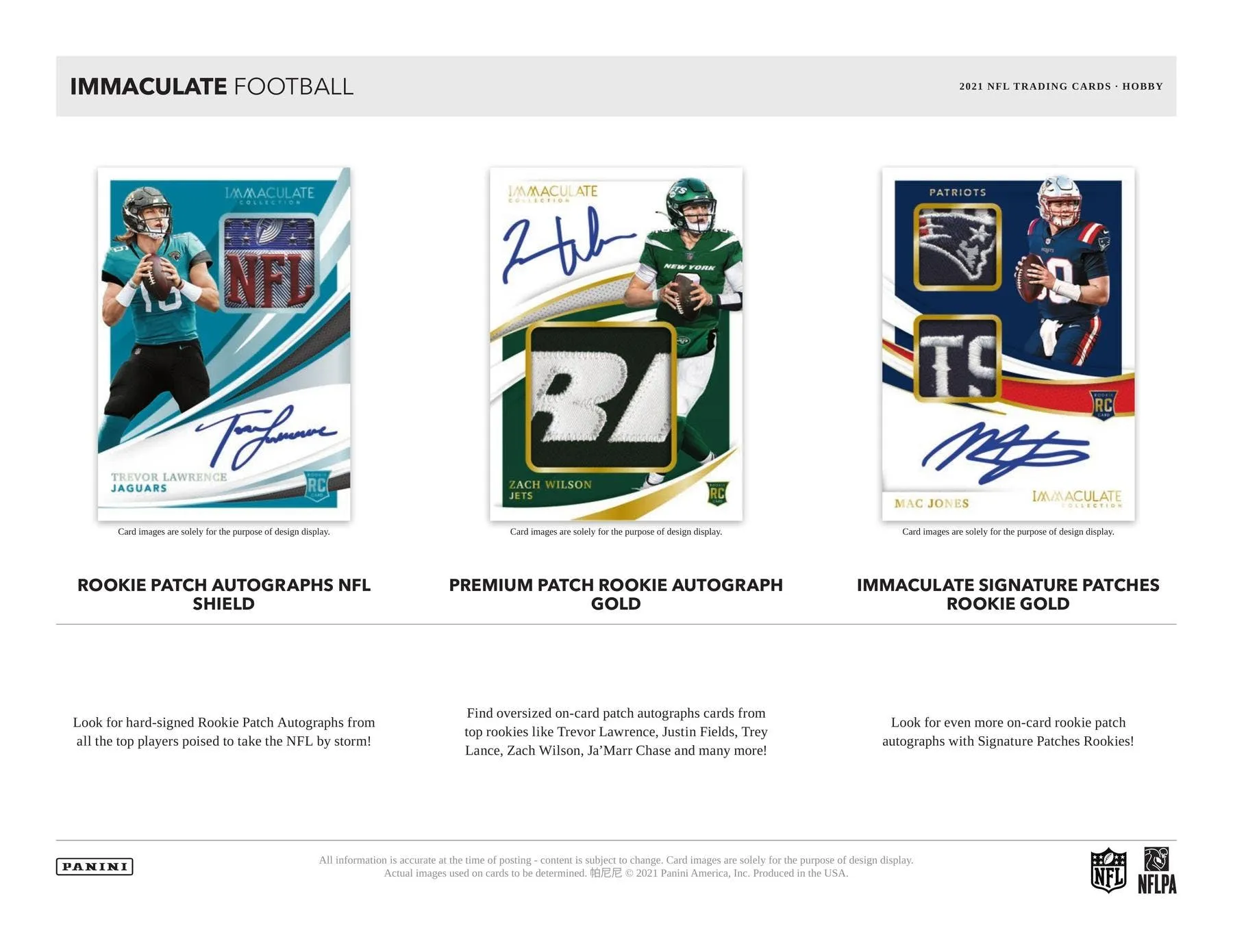 2021 Panini Immaculate Football Hobby Box
