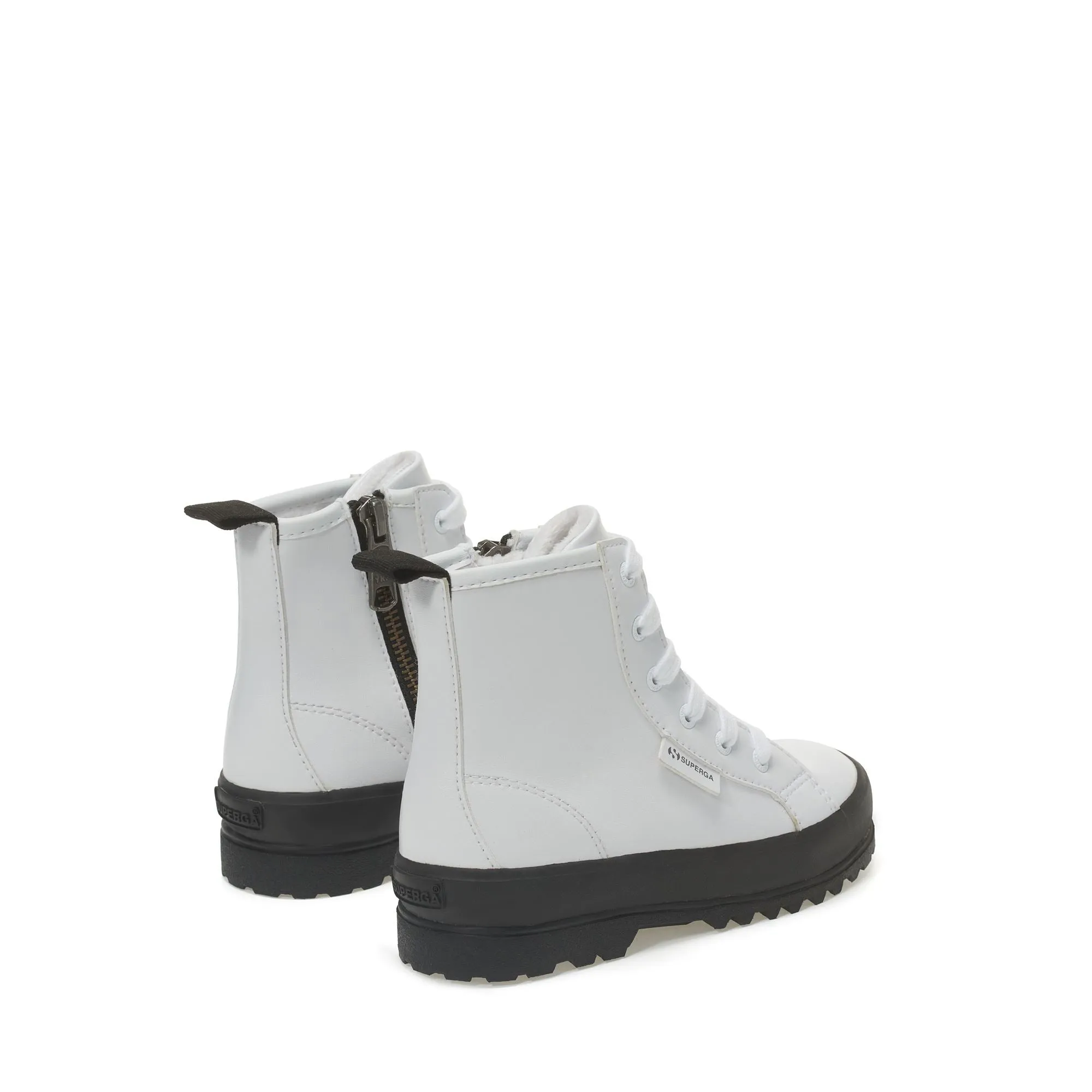 2643 KIDS ALPINA VEGAN MATERIAL - Ankle Boots - Zip - Kid unisex - WHITE