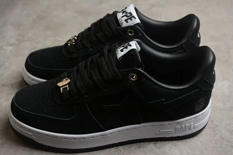 A Bathing Ape Bape Sta Black Suede
