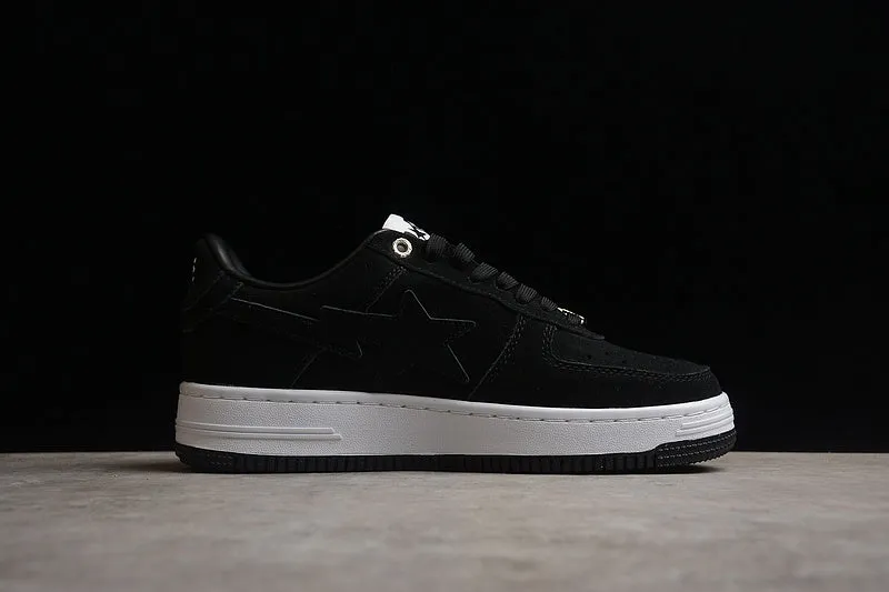 A Bathing Ape Bape Sta Black Suede