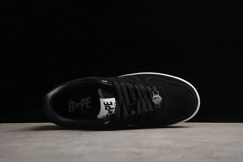 A Bathing Ape Bape Sta Black Suede