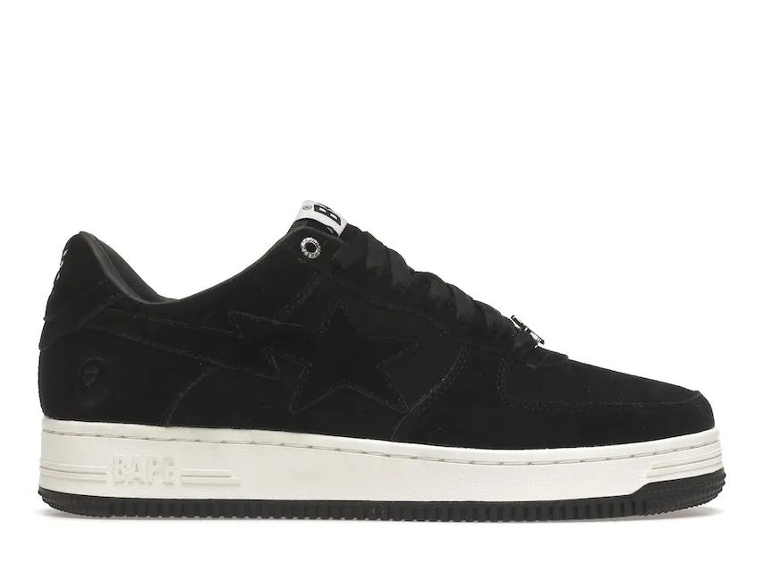 A Bathing Ape Bape Sta Black Suede