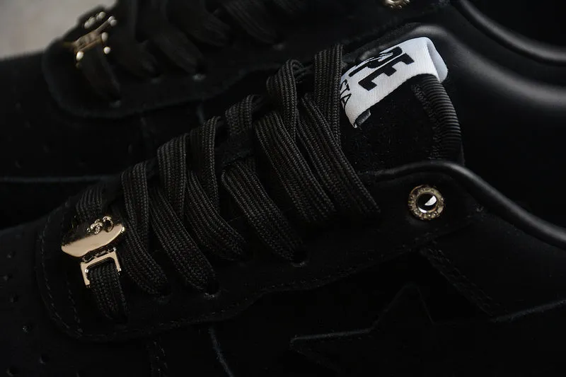 A Bathing Ape Bape Sta Black Suede