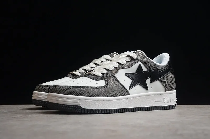 A Bathing Ape Bape Sta Snake Skin Black