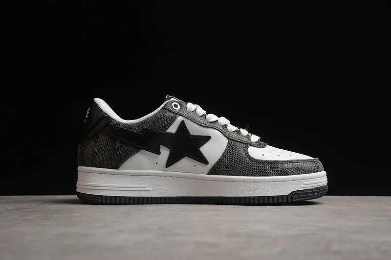 A Bathing Ape Bape Sta Snake Skin Black
