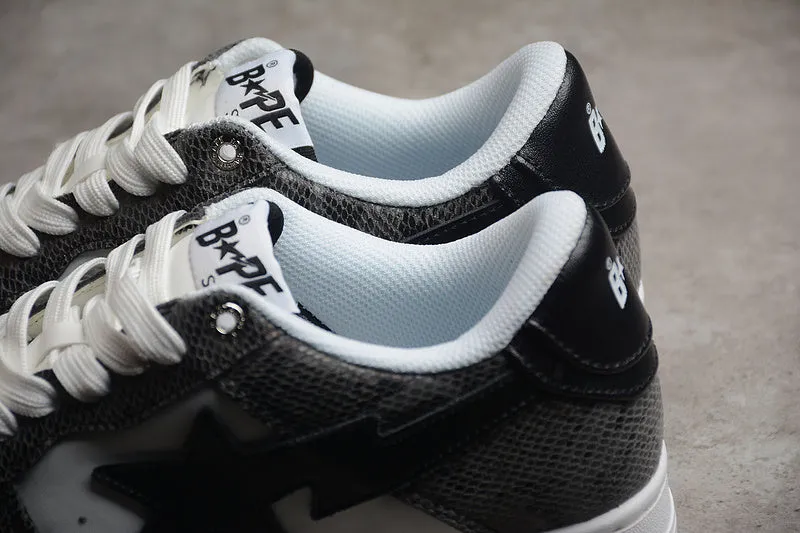 A Bathing Ape Bape Sta Snake Skin Black