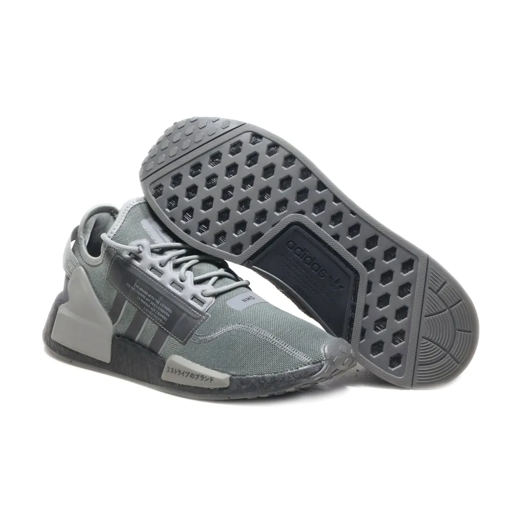 Adidas Nmd R1 Sport Shoes Fabric Grey Colour For Men