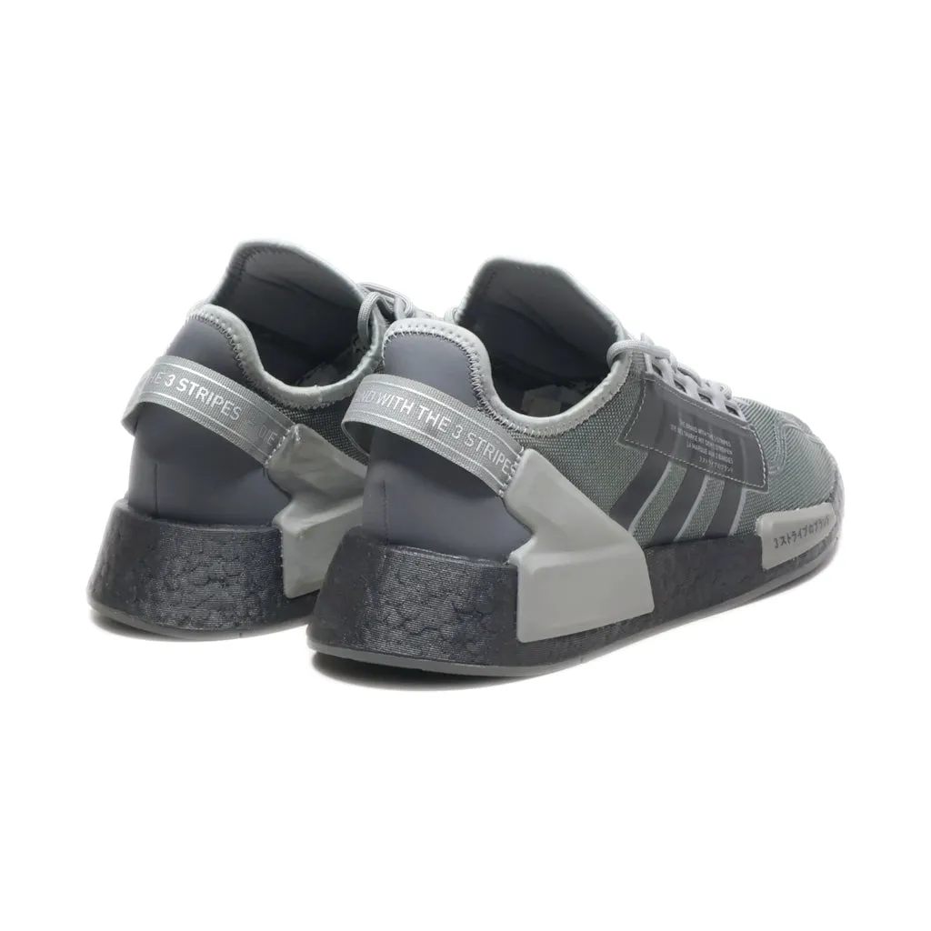 Adidas Nmd R1 Sport Shoes Fabric Grey Colour For Men