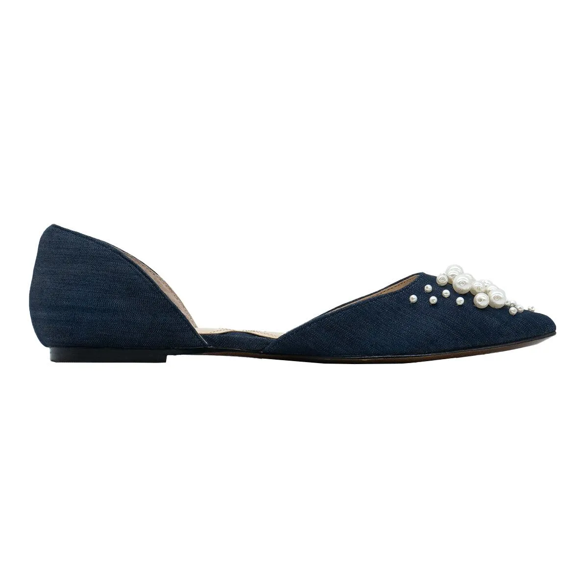 Adrienne Vittadini Fizzi Ballerinas Fabric Blue Colour For Women
