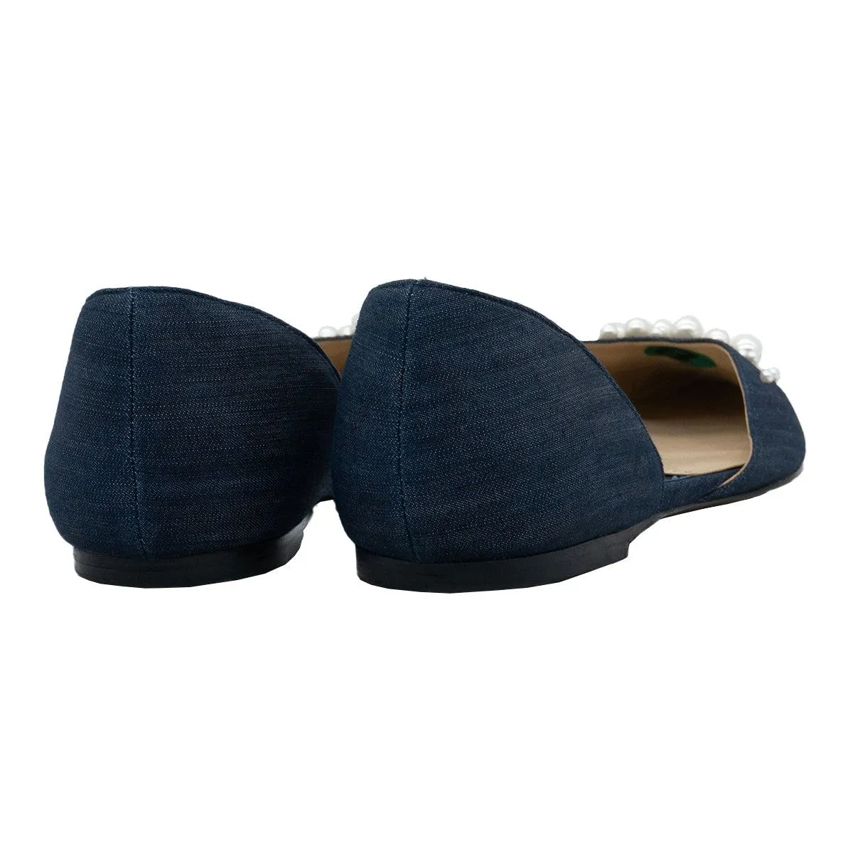 Adrienne Vittadini Fizzi Ballerinas Fabric Blue Colour For Women