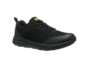 AdTec-Lite Men's Light Weight Non-Slip Work Black Work Sneaker