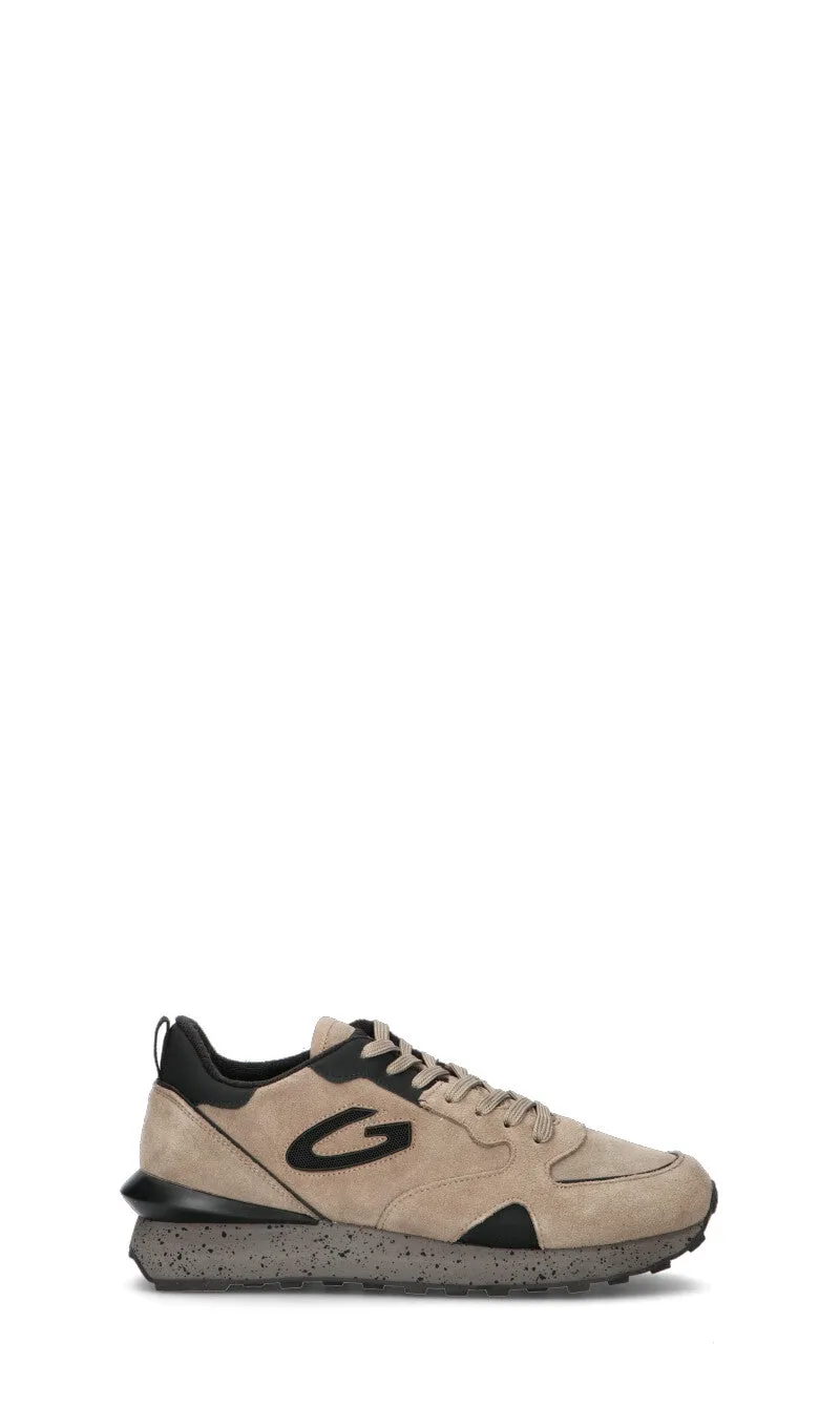 ALBERTO GUARDIANI Sneaker uomo grigia/nera in suede