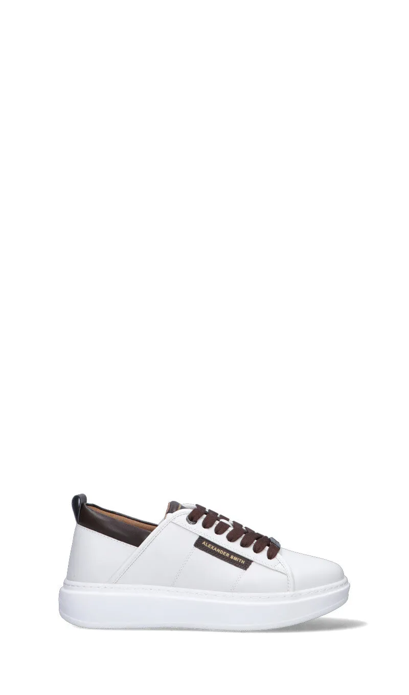 ALEXANDER SMITH Sneaker uomo bianca/marrone