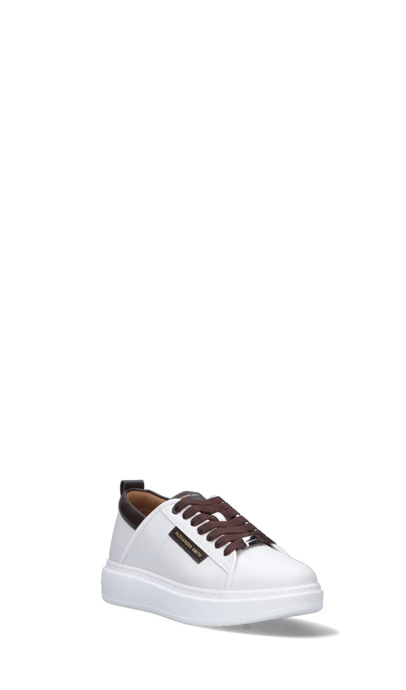 ALEXANDER SMITH Sneaker uomo bianca/marrone