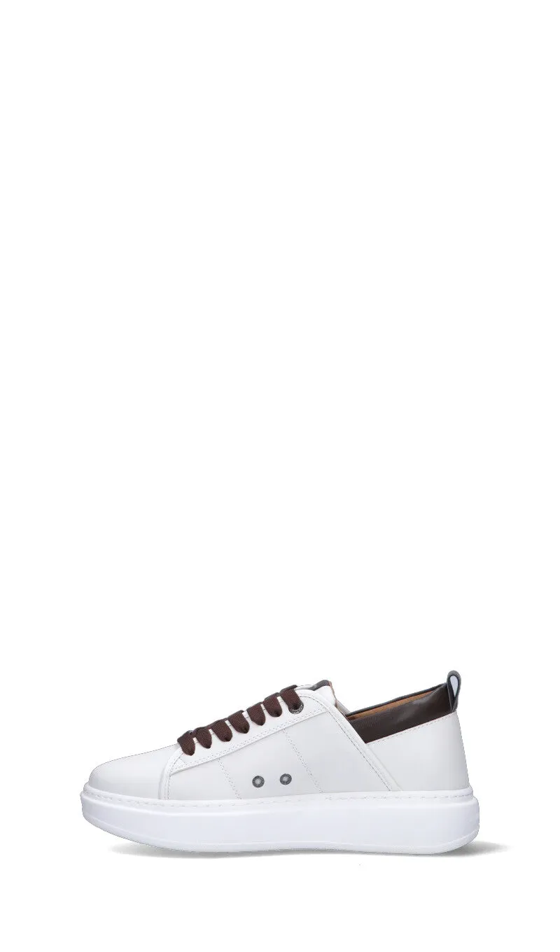 ALEXANDER SMITH Sneaker uomo bianca/marrone