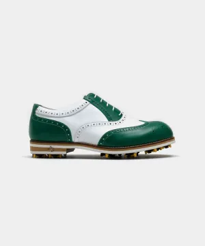 ALL CLASSIC Golf Noble Wingtip Classic Golf Shoes - Green