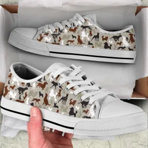 All Dog Lover Pattern Sk Low Top Shoes Canvas Sneakers Casual Shoes, Dog Printed Shoes, Canvas Shoes For Men, Women