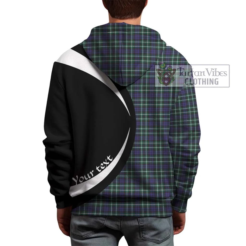 Allardice Tartan Hoodie with Family Crest Circle Style