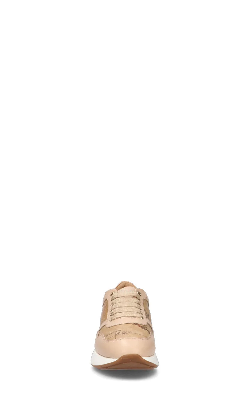 ALVIERO MARTINI Sneaker donna naturale in pelle