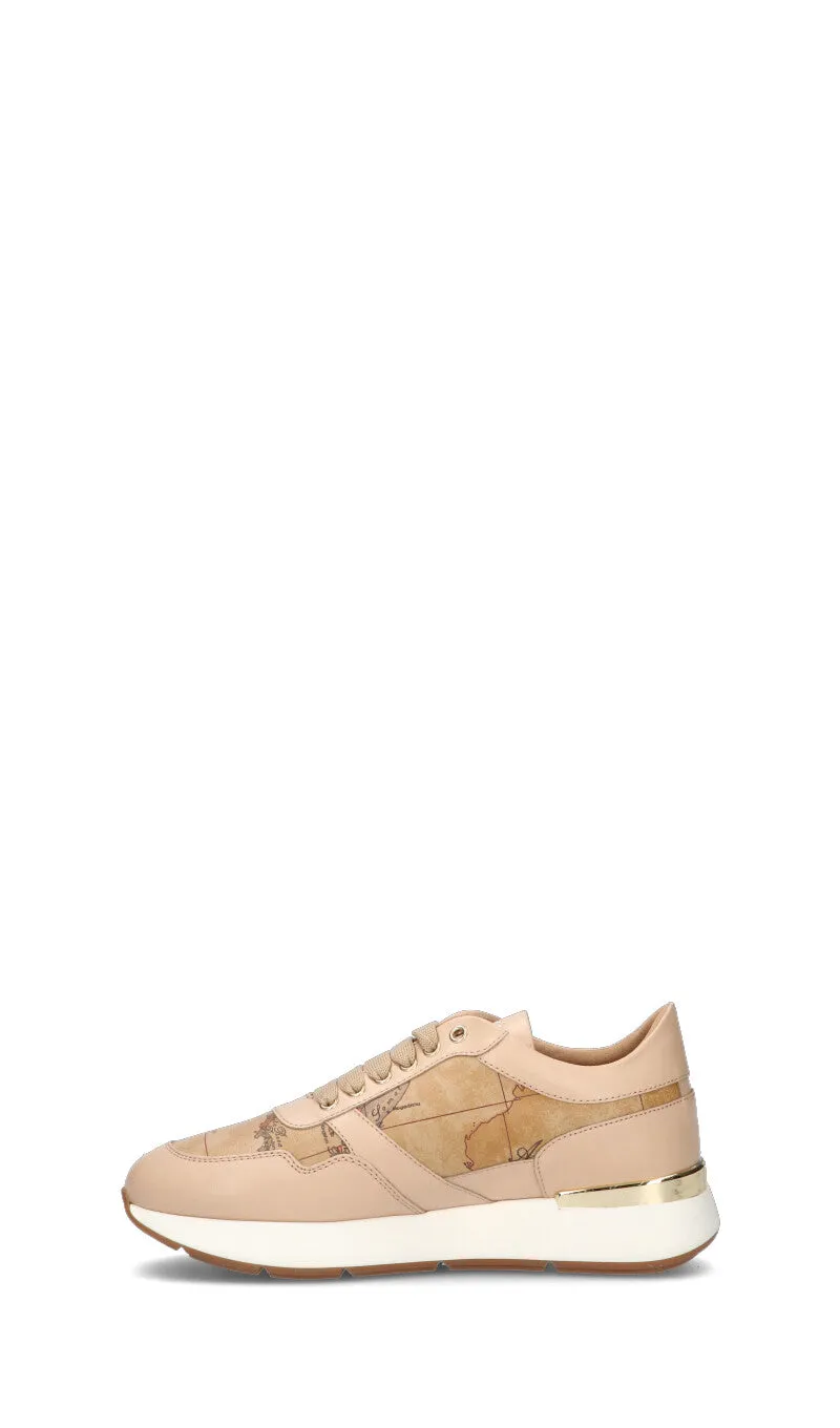 ALVIERO MARTINI Sneaker donna naturale in pelle