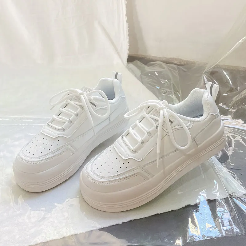 Amozae-White Women's Sneakers Shoes Sports Kawaii Platform Spring Flat Tennis Casual Basket Vulcanize Running Lolita Trainers 2024