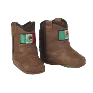 Ariat Infant Lil' Stompers Mexico Flag Brown Boots A442002702