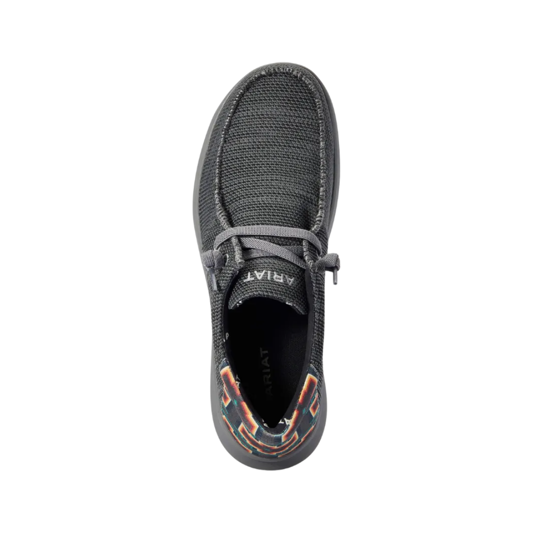 Ariat Men's Hilo Stretch Lace Heather Charcoal Shoe
