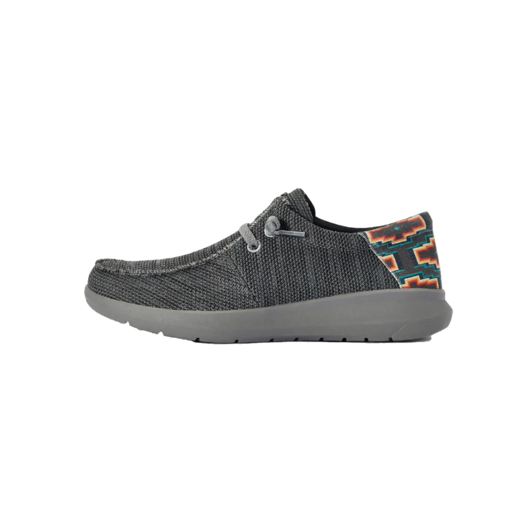 Ariat Men's Hilo Stretch Lace Heather Charcoal Shoe