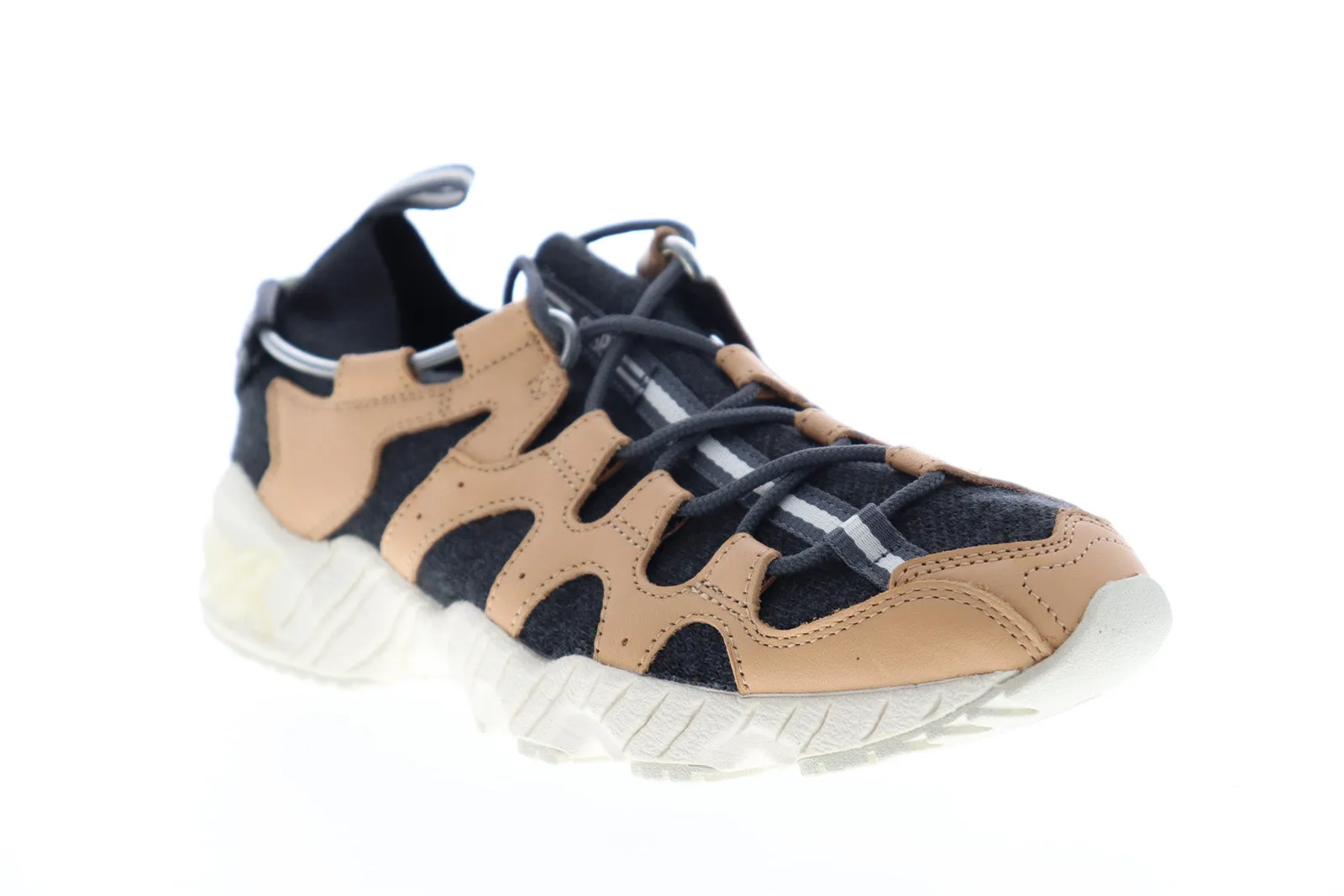 Asics Gel Mai Knit HN7S4-9717 Mens Brown Canvas Lifestyle Sneakers Shoes