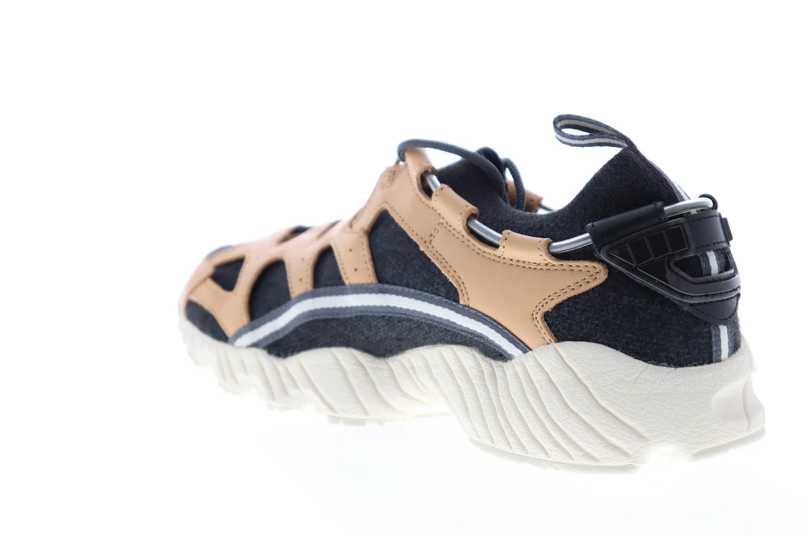 Asics Gel Mai Knit HN7S4-9717 Mens Brown Canvas Lifestyle Sneakers Shoes
