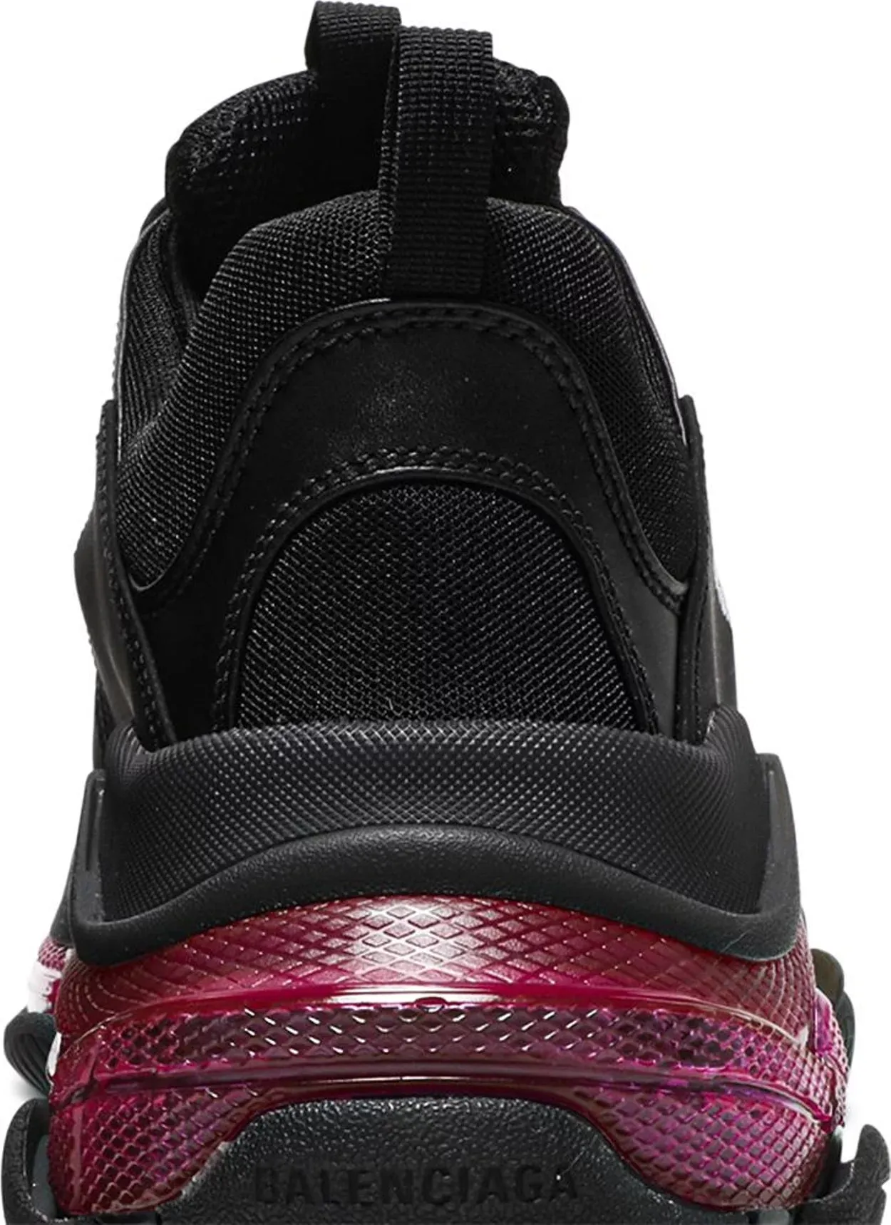 Balenciaga Triple S Sneaker 'Clear Sole - Black Pink Neon'