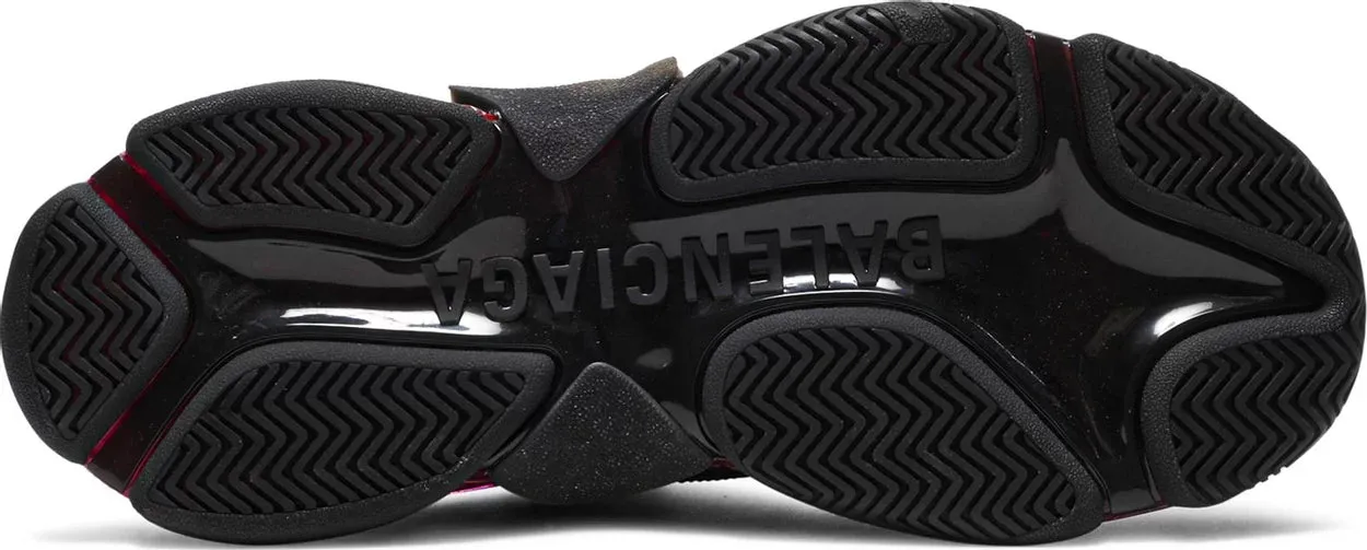 Balenciaga Triple S Sneaker 'Clear Sole - Black Pink Neon'