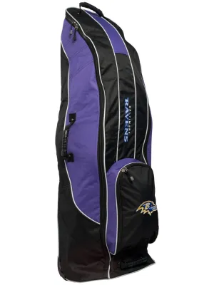 Baltimore Ravens Team Golf Black Golf Clubs Wheeled Luggage Travel Bag