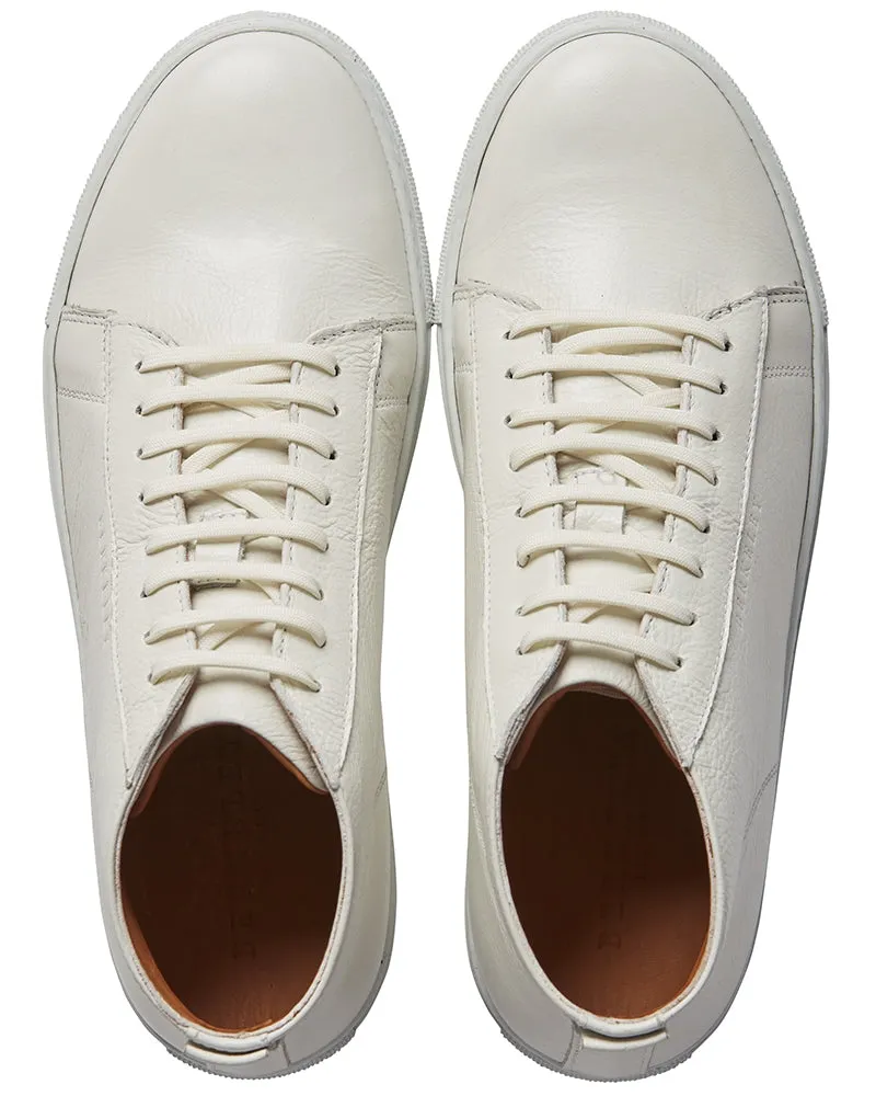 Berkeley Luigi High Top Leather Sneaker White