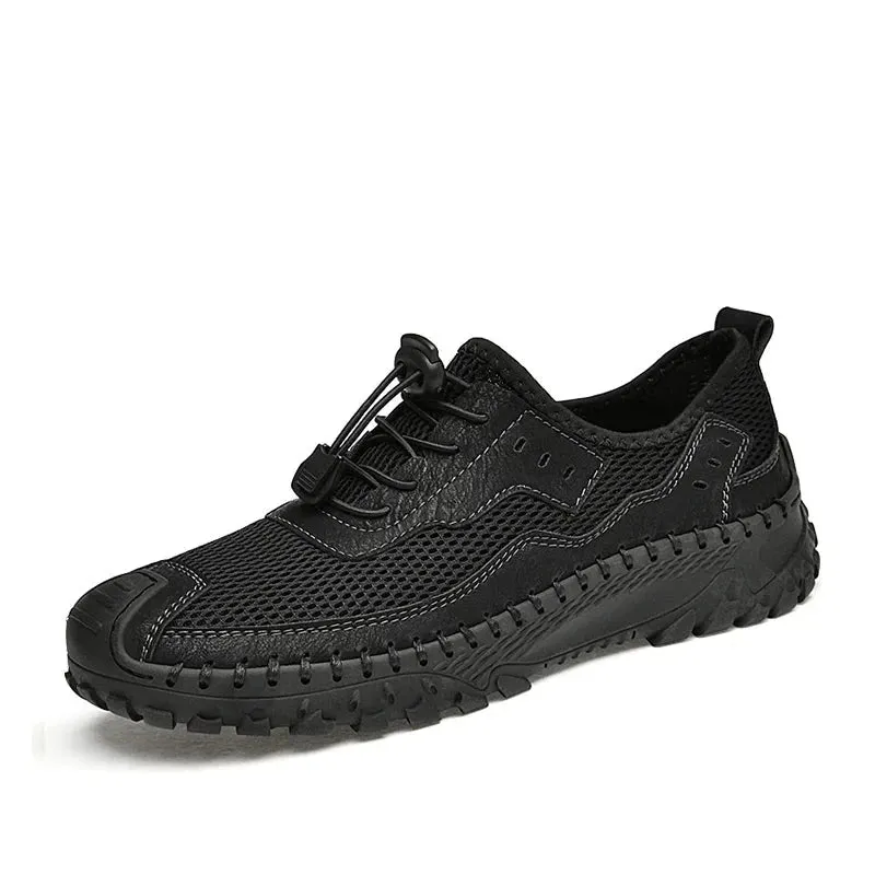 Big Size 38-48 Hot Sale Leather Men Shoes Summer New Anti-Skidding Fashion Wear Resistant Large Size Men Casual Shoes
