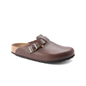 Birkenstock Boston Grip Leather (Vintage Wood Roast) Men's Sandals 1023449 1023449