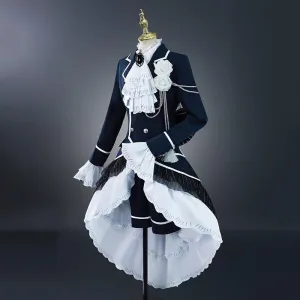 Black Butler Ciel Phantomhive White Rose Cosplay Costume