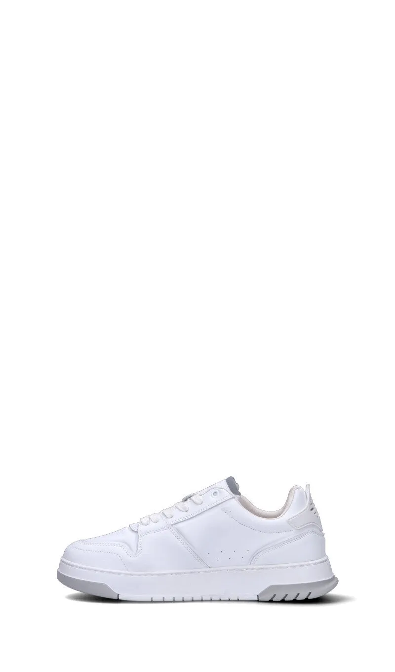BLAUER Sneaker uomo bianca in pelle
