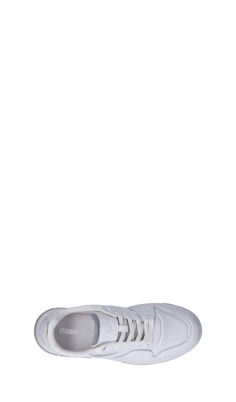 BLAUER Sneaker uomo bianca in pelle