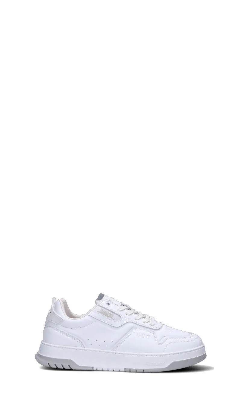 BLAUER Sneaker uomo bianca in pelle
