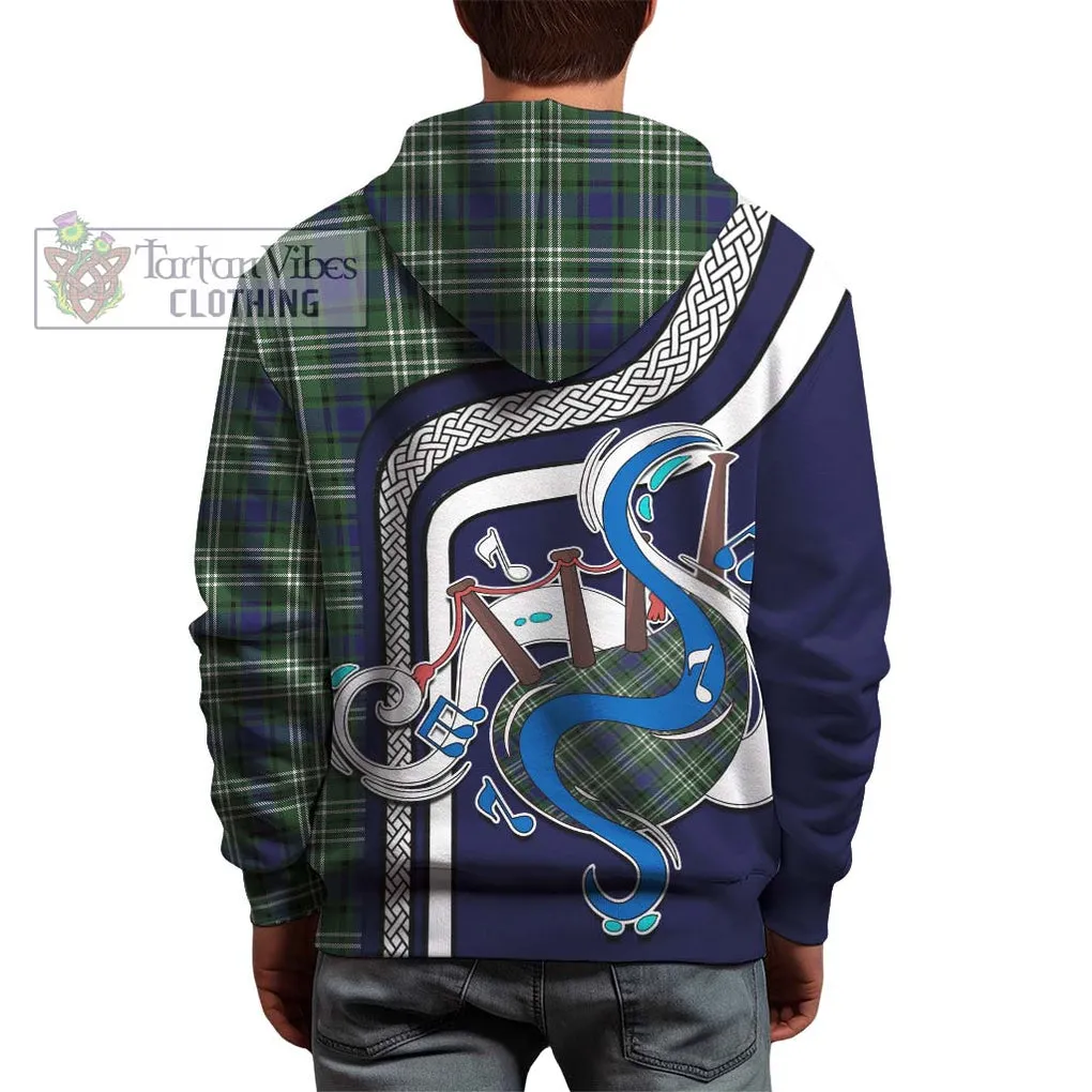 Blyth Tartan Hoodie with Epic Bagpipe Style