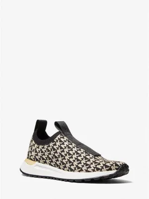 Bodie Metallic Logo Jacquard Slip-On Trainer Bodie Metallic Logo Jacquard Slip-On Trainer